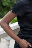Adult Black unisex Slim Fit Designer T-Shirt